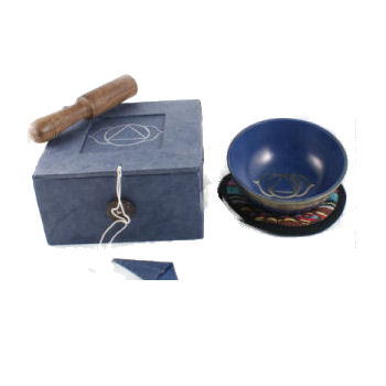 THIRD EYE Chakra Singing Bowl Set SB-CO2 - Click Image to Close